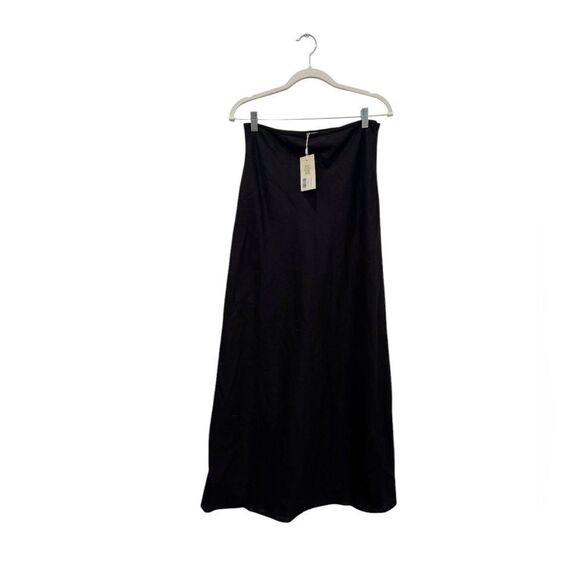NWT POSSE AURORA LINEN MAXI SKIRT - BLACK - Picture 10 of 10